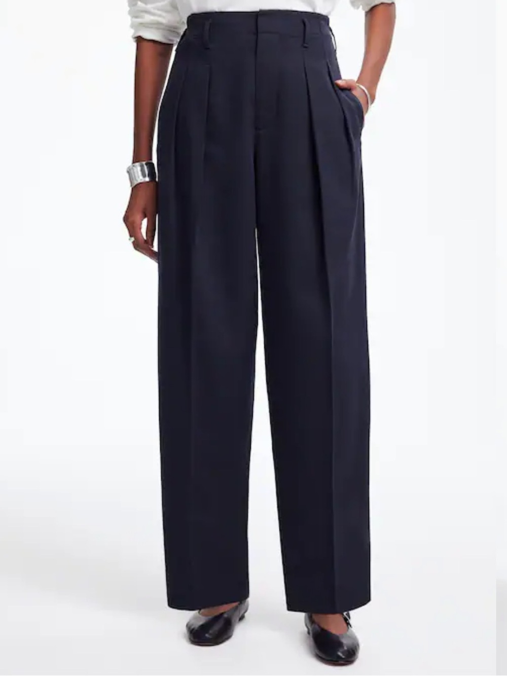 Madewell Pleated Carrot Pants